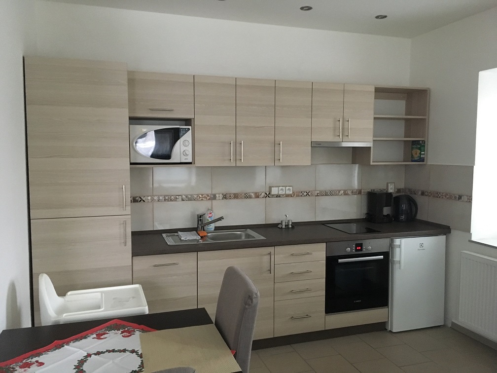 Hnědé apartmá – kuchyň